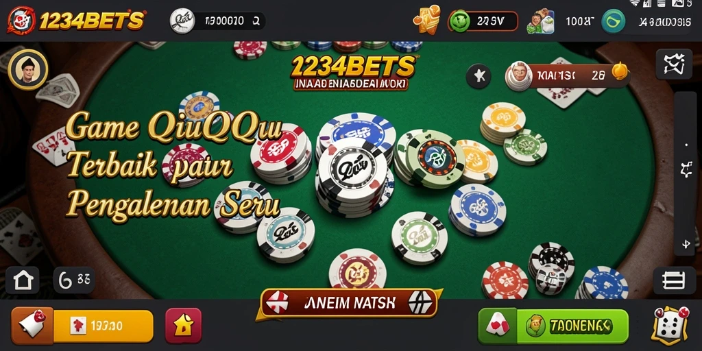Tampilan gameplay menarik dari 1234BETS QiuQiu.