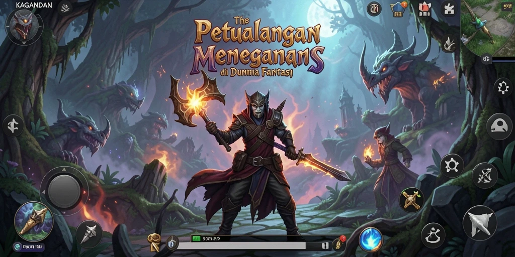 Gameplay KAGANDAN yang menegangkan dan penuh aksi di dunia fantastis.