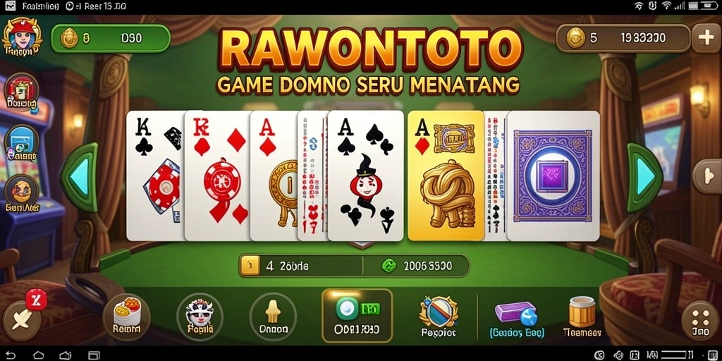 Tampilan gameplay RAWONTOTO yang menegangkan dan penuh strategi.